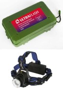 Фонарь аккумуляторный налобный E150 CREE 3Вт фокус 3 режима 220В пластик. черн. (бокс) Ultraflash 12188 Фонарь аккумуляторный налобный E150 CREE 3Вт фокус 3 режима 220В пластик. черн. (бокс) Ultraflash 12188