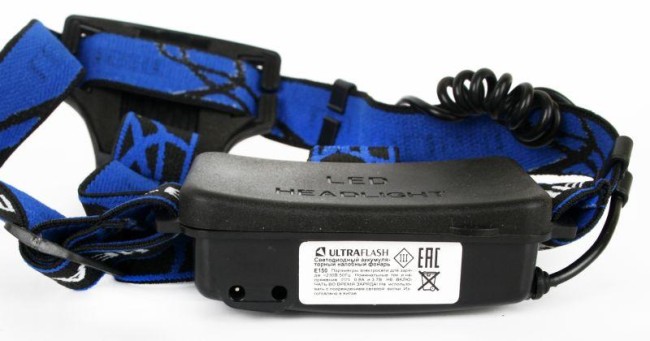 Фонарь аккумуляторный налобный E150 CREE 3Вт фокус 3 режима 220В пластик. черн. (бокс) Ultraflash 12188 Фонарь аккумуляторный налобный E150 CREE 3Вт фокус 3 режима 220В пластик. черн. (бокс) Ultraflash 12188