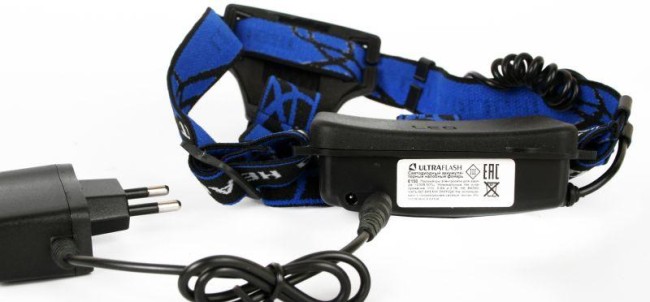 Фонарь аккумуляторный налобный E150 CREE 3Вт фокус 3 режима 220В пластик. черн. (бокс) Ultraflash 12188 Фонарь аккумуляторный налобный E150 CREE 3Вт фокус 3 режима 220В пластик. черн. (бокс) Ultraflash 12188