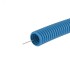 Труба гофрированная ППЛ 16 мм с протяжкой легкая синяя (100м)