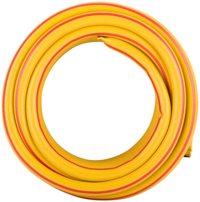 Шланг поливочный трехслойный армированный 3/4дюймх2.2ммх15м желт. КУРС 76317