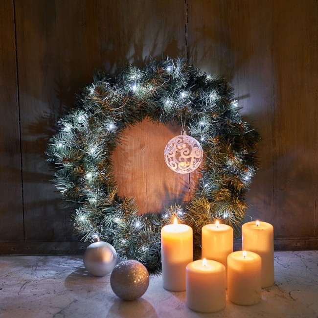 Гирлянда Роса, 2 м, 20 диодов, цвет белый, тонкий батарейный блок Гирлянда Роса, 2 м, 20 диодов, цвет белый, тонкий батарейный блок