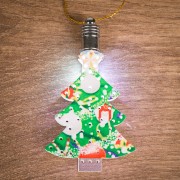 Фигурка подвесная Елочка RGB 9x6 см Фигурка подвесная Елочка RGB 9x6 см