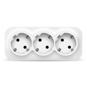 Розетка 3-м ОП 16А IP20 с заземл. бел. IONICH 1420 Розетка 3-м ОП 16А IP20 с заземл. бел. IONICH 1420