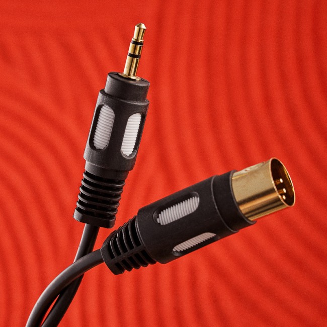 Шнур DIN 5 Pin - Стерео 3,5мм, 1,5м, Gold REXANT Шнур DIN 5 Pin - Стерео 3,5мм, 1,5м, Gold REXANT