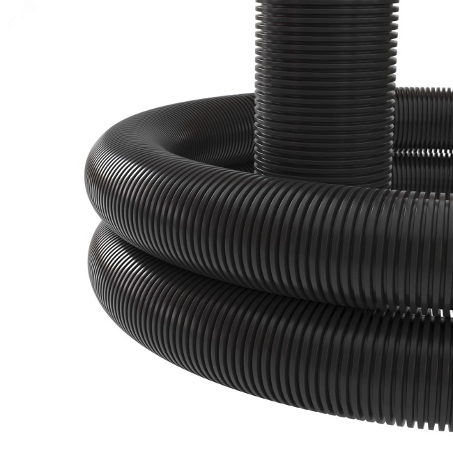 Труба гибкая двустенная для открытой прокладки    63мм 100м Труба гибкая двустенная для открытой прокладки    63мм 100м