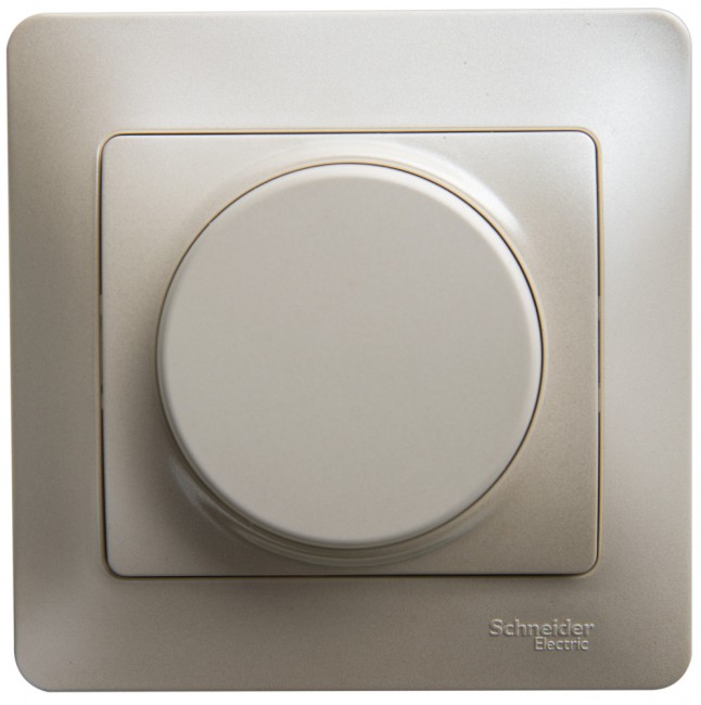 GLOSSA Светорегулятор поворотный 300Вт перламутр в сборе