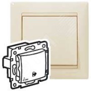 VALENA Кнопка звонка IP44 слоновая кость VALENA Кнопка звонка IP44 слоновая кость