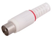 TV-разъем штекер без пайки белый PROconnect TV-разъем штекер без пайки белый PROconnect