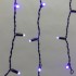 Гирлянда светодиодная Бахрома (Айсикл), 4,8х0,6м, 176 LED СИНИЙ, черный ПВХ, IP65, постоянное свечение, 230В NEON-NIGHT (шнур питания в комплекте)