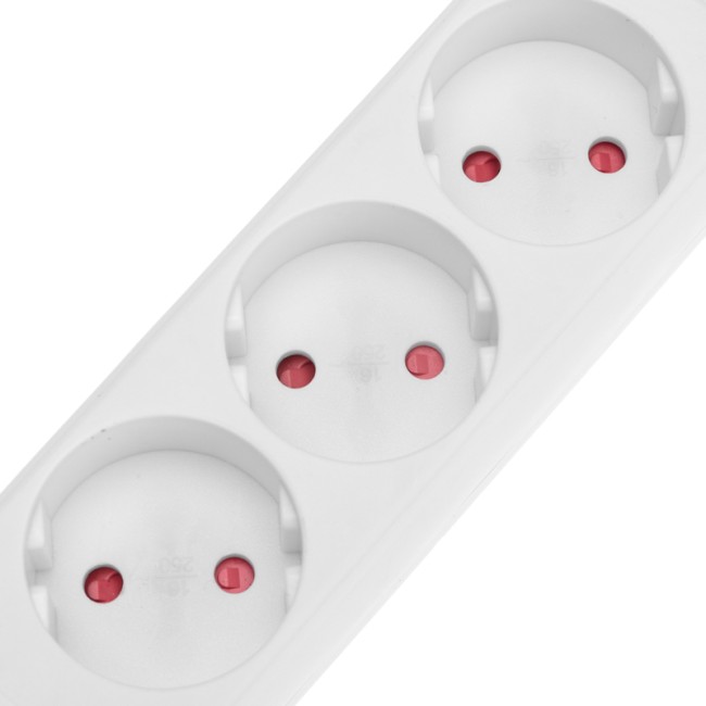 Удлинитель STANDARD 3 гнезда, 3м, 2х1,0мм², б/з, белый REXANT Удлинитель STANDARD 3 гнезда, 3м, 2х1,0мм², б/з, белый REXANT