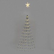 Гирлянда светодиодная из росы с макушкой на елку 9 нитей х 2м, 200LED, эффект водопада, теплый белый цвет, 230В NEON-NIGHT Гирлянда светодиодная из росы с макушкой на елку 9 нитей х 2м, 200LED, эффект водопада, теплый белый цвет, 230В NEON-NIGHT