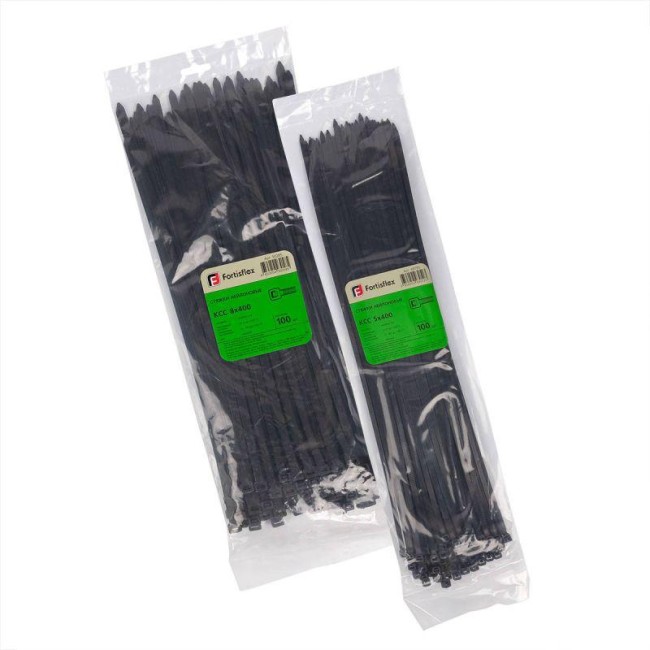 Хомут кабельный КСС 5х300 нейл. черн. (уп.100шт) Fortisflex 49417 Хомут кабельный КСС 5х300 нейл. черн. (уп.100шт) Fortisflex 49417