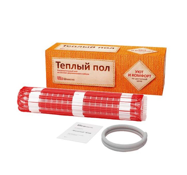 Комплект "Теплый пол" (мат) WSM 300Вт/2.00кв.м Warmstad 100035657100 Комплект "Теплый пол" (мат) WSM 300Вт/2.00кв.м Warmstad 100035657100