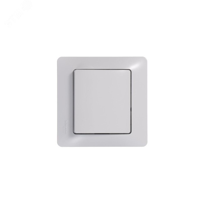 GLOSSA Переключатель одноклавишный в рамку белый схема 6 GLOSSA Переключатель одноклавишный в рамку белый схема 6