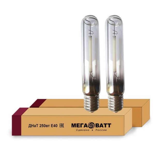 Лампа газоразрядная натриевая ДНаТ 250 E40 (25) МЕГАВАТТ 02942 Лампа газоразрядная натриевая ДНаТ 250 E40 (25) МЕГАВАТТ 02942