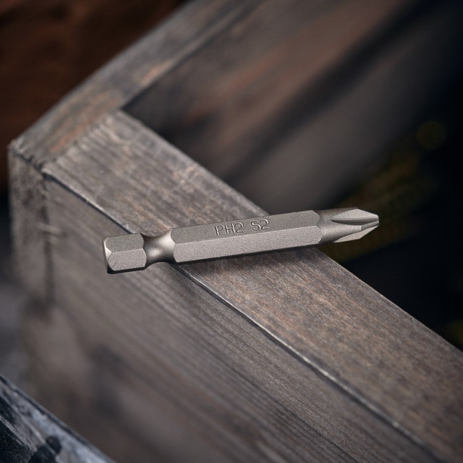 Бита PH 2x50 мм для шуруповерта сталь S2 5 шт. (лента) Kranz Бита PH 2x50 мм для шуруповерта сталь S2 5 шт. (лента) Kranz