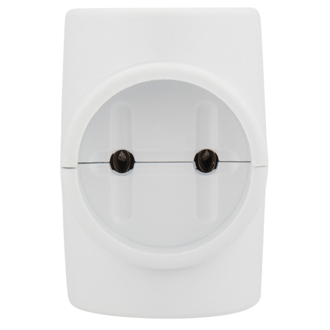 Тройник электрический без заземления 220 В, 6A REXANT 