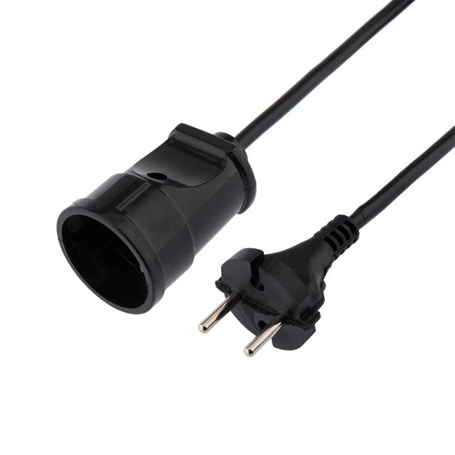 Удлинитель-шнур на рамке PROconnect ПВС 2х0.75, 40 м, б/з, 6 А, 1300 Вт, IP20, черный (Сделано в России)