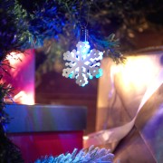 Фигурка подвесная Снежинка RGB 6x6 см Фигурка подвесная Снежинка RGB 6x6 см