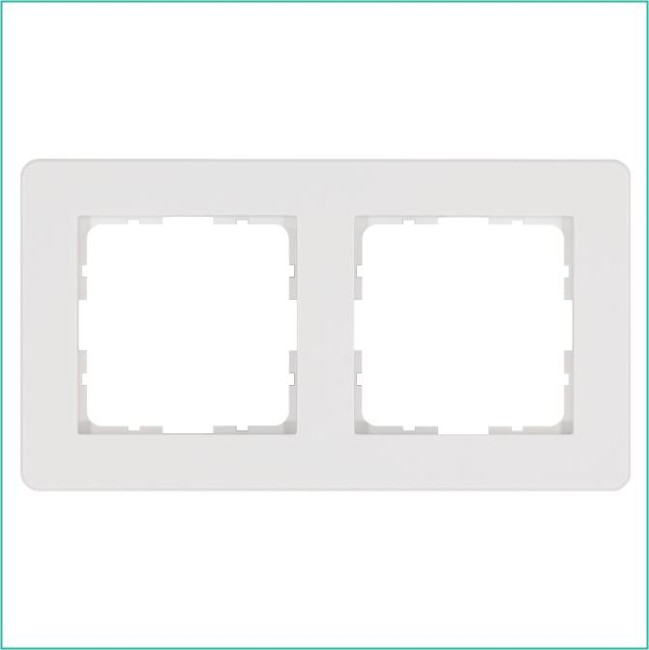 Рамка 2-м G-Flex бел. глянцевый Jasmart G1102W Рамка 2-м G-Flex бел. глянцевый Jasmart G1102W