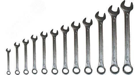 Ключи комбинированные ''Стандарт'', набор 12 шт (6-22 мм)