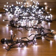 Гирлянда Кластер LED 3 м, темно-зеленый ПВХ IP20, 288 диодов, цвет белый Гирлянда Кластер LED 3 м, темно-зеленый ПВХ IP20, 288 диодов, цвет белый