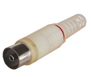 TV-разъем гнездо без пайки белый PROconnect TV-разъем гнездо без пайки белый PROconnect