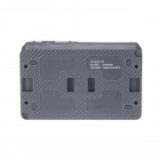 AtlasDesign Profi54 БЛОК:розетка с заземлением со шторками 16А 250B, выключатель одноклавишный IP54 10А, АНТРАЦИТ, Россия AtlasDesign Profi54 БЛОК:розетка с заземлением со шторками 16А 250B, выключатель одноклавишный IP54 10А, АНТРАЦИТ, Россия