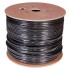 Кабель витая пара SF/UTP, CAT 5e, PE, 4PR, 24AWG, OUTDOOR, SOLID, черный, 305м, REXANT