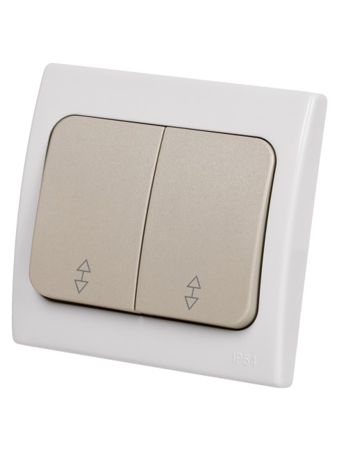Переключатель на 2 направления 2-кл. скрытой установки IP54 10А серый "Вуокса" TDM Переключатель на 2 направления 2-кл. скрытой установки IP54 10А серый "Вуокса" TDM