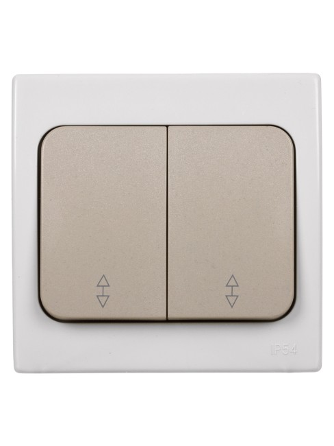 Переключатель на 2 направления 2-кл. скрытой установки IP54 10А серый "Вуокса" TDM Переключатель на 2 направления 2-кл. скрытой установки IP54 10А серый "Вуокса" TDM