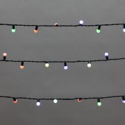 Гирлянда Мультишарики 20м, 200LED, диаметр 15мм, IP44, зеленый провод, свечение мульти (RG/RB), мигание, 230В NEON-NIGHT Гирлянда Мультишарики 20м, 200LED, диаметр 15мм, IP44, зеленый провод, свечение мульти (RG/RB), мигание, 230В NEON-NIGHT