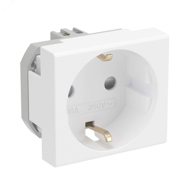 VIVA Розетка силовая с заземлением белая VIVA Розетка силовая с заземлением белая