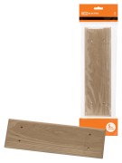 Накладка на бревно деревянная универсальная НБУ 1Пх4 260 мм, под покраску TDM Накладка на бревно деревянная универсальная НБУ 1Пх4 260 мм, под покраску TDM