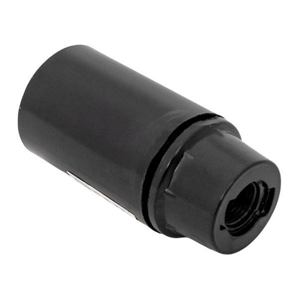 Патрон E14 карболитовый подвесной черн. EKF LHC-E14-s-s