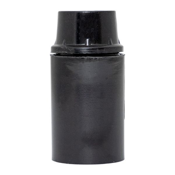 Патрон E14 карболитовый подвесной черн. EKF LHC-E14-s-s