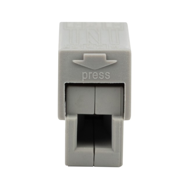 Строительно-монтажная клемма СМК 224-112 для светильника на 2 проводника 1.0-2.5/0.5-2.5 мм², белая (5 шт./уп.) REXANT