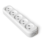 Колодка удлинителя 5-м без заземл. АБС-пластик еврослот UNIVersal E205 Колодка удлинителя 5-м без заземл. АБС-пластик еврослот UNIVersal E205