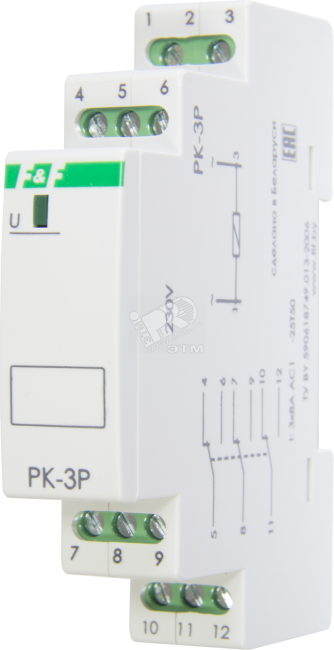 Реле электромагнитное PK-3P 110