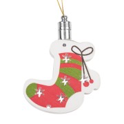 Фигурка подвесная Новогодний носок RGB 8x6 см Фигурка подвесная Новогодний носок RGB 8x6 см