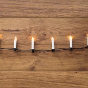 Гирлянда Свечи 10м, темно-зеленый ПВХ, 50 LED ТЕПЛЫЙ БЕЛЫЙ Гирлянда Свечи 10м, темно-зеленый ПВХ, 50 LED ТЕПЛЫЙ БЕЛЫЙ