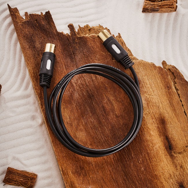 Шнур DIN 5 Pin - DIN 5 Pin, 1,5м, Gold REXANT Шнур DIN 5 Pin - DIN 5 Pin, 1,5м, Gold REXANT