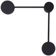 Светильник WOLTA WSL-GX53/13E под лампу GX53 Черный MOLECULE Светильник WOLTA WSL-GX53/13E под лампу GX53 Черный MOLECULE
