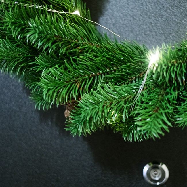 Еловый венок NEON-NIGHT Ø 45см, ПВХ Еловый венок NEON-NIGHT Ø 45см, ПВХ