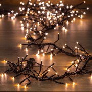 Гирлянда Кластер LED 3 м, темно-зеленый ПВХ IP20, 288 диодов, цвет теплый белый Гирлянда Кластер LED 3 м, темно-зеленый ПВХ IP20, 288 диодов, цвет теплый белый