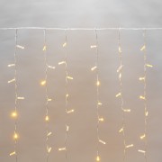 Гирлянда Светодиодный Дождь 2х3м, постоянное свечение, прозрачный провод, 230 В, диоды ЖЁЛТЫЕ (нужен шнур питания 303-500-1)