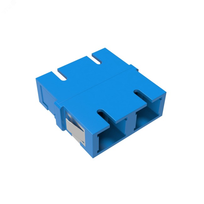 Адаптер SC/UPC-Duplex TOP OS2 синий