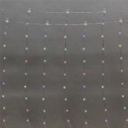 Гирлянда Светодиодный дождь из росы 3х2м, мультиколор, USB + пульт управления, с крючками для крепления NEON-NIGHT Гирлянда Светодиодный дождь из росы 3х2м, мультиколор, USB + пульт управления, с крючками для крепления NEON-NIGHT