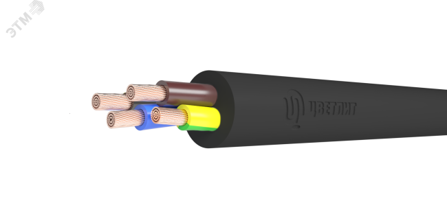 Кабель силовой КГ-ХЛ 3х4+1х2.5-380 ТРТС